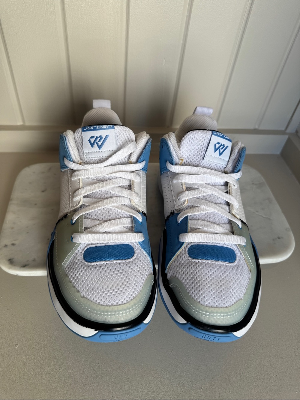 Air Jordan One Take 5 'White Legend Blue' Kids Basketball Shoes Size 5Y - Picture 6 of 12